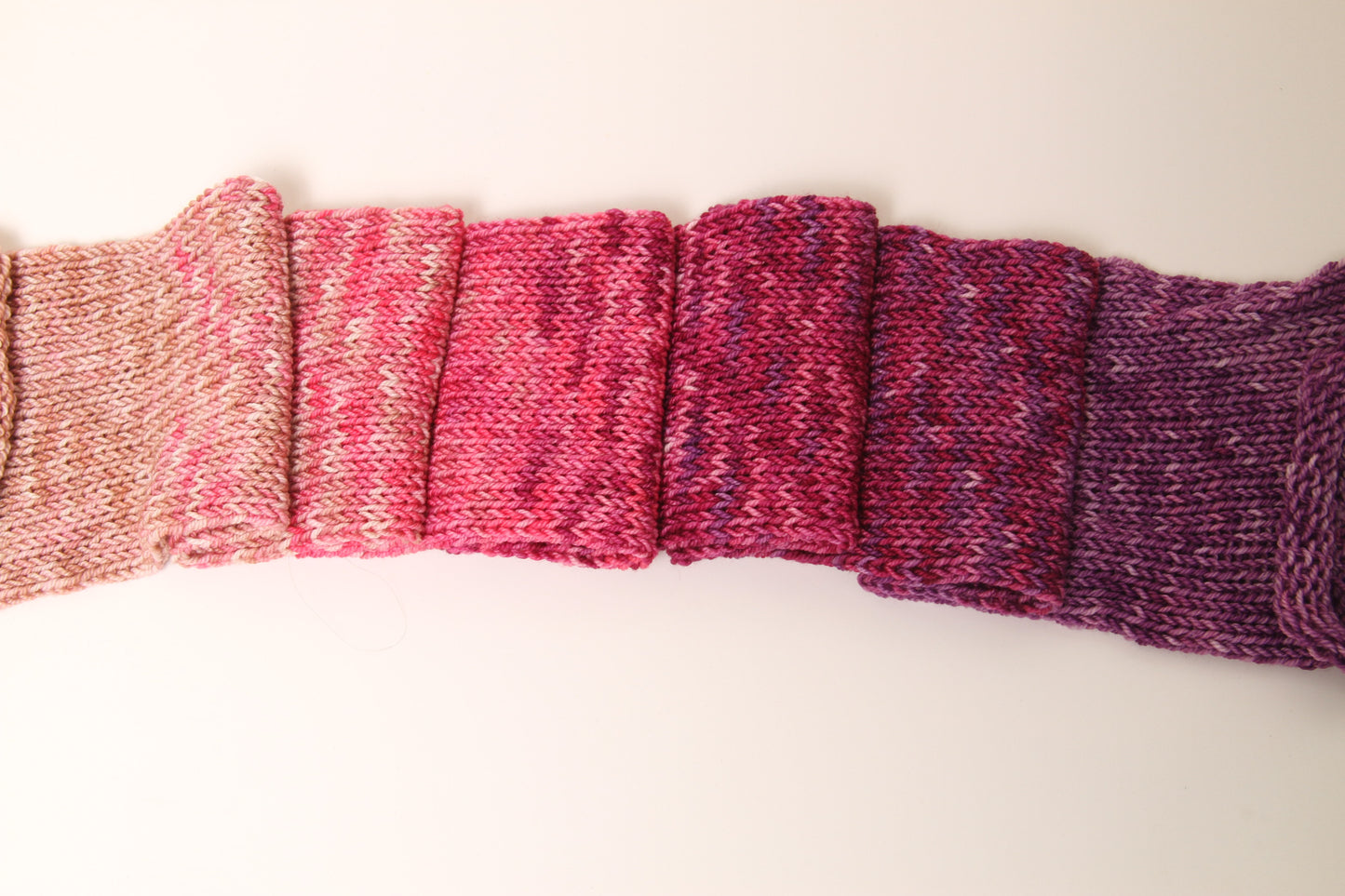 Berry Sherbet | Merino/Cashmere Blend | Gradient Fade | Ready to ship