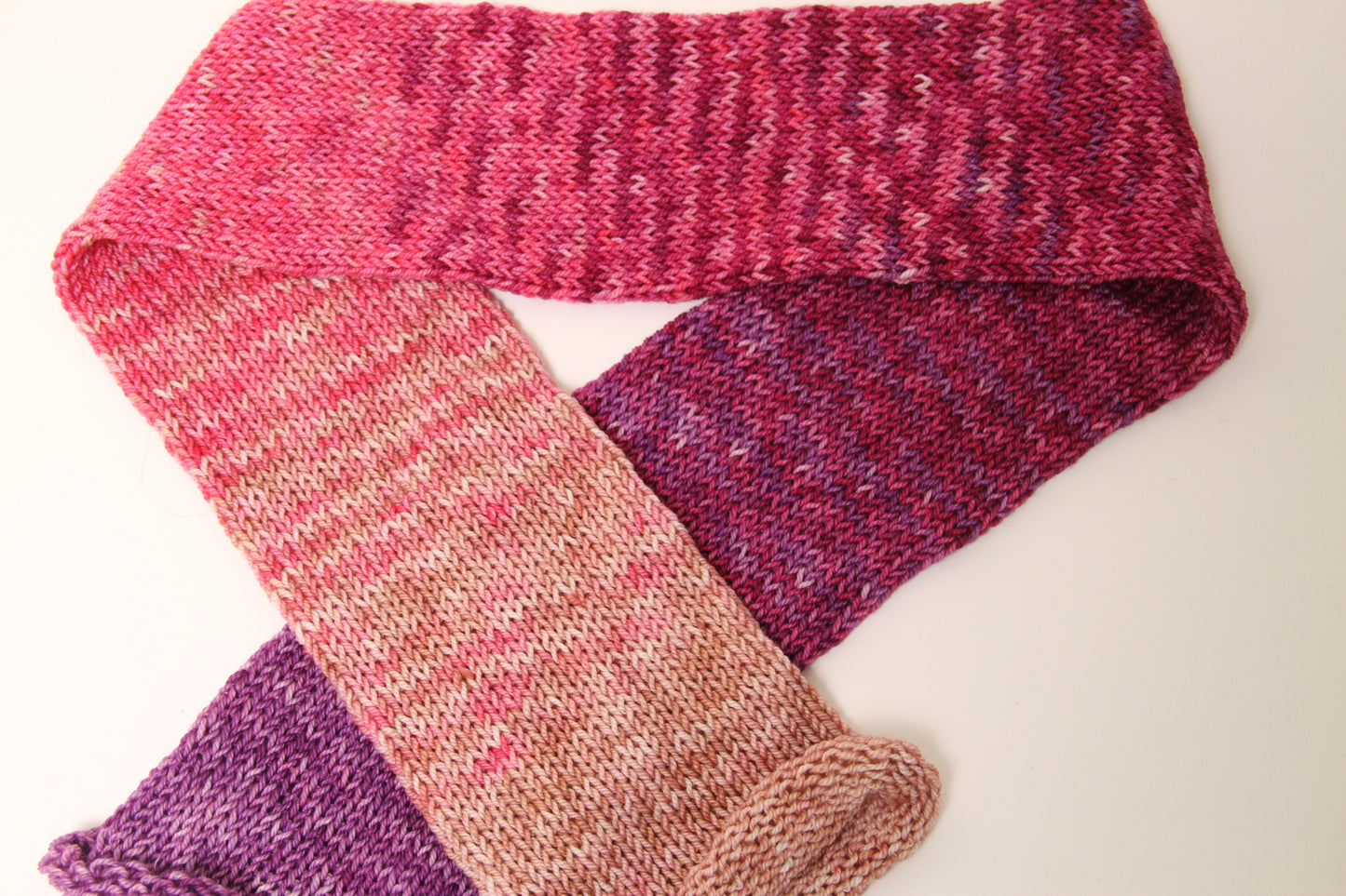 Berry Sherbet | Merino/Cashmere Blend | Gradient Fade | Ready to ship