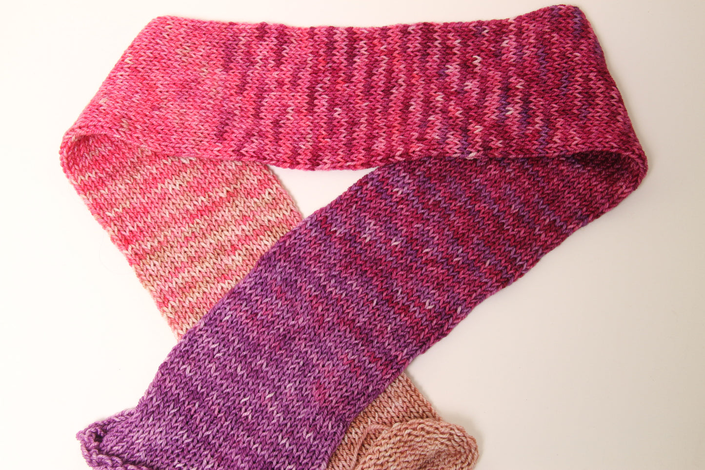 Berry Sherbet | Merino/Cashmere Blend | Gradient Fade | Ready to ship