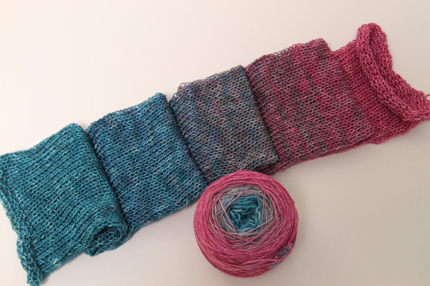 Early Morning | Merino/Stellina Blend | Gradient Fade | Ready to ship