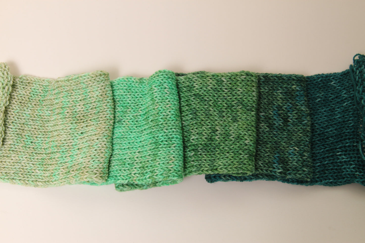 Fields of Green | Merino/Cashmere Blend | Gradient Fade | Ready to ship
