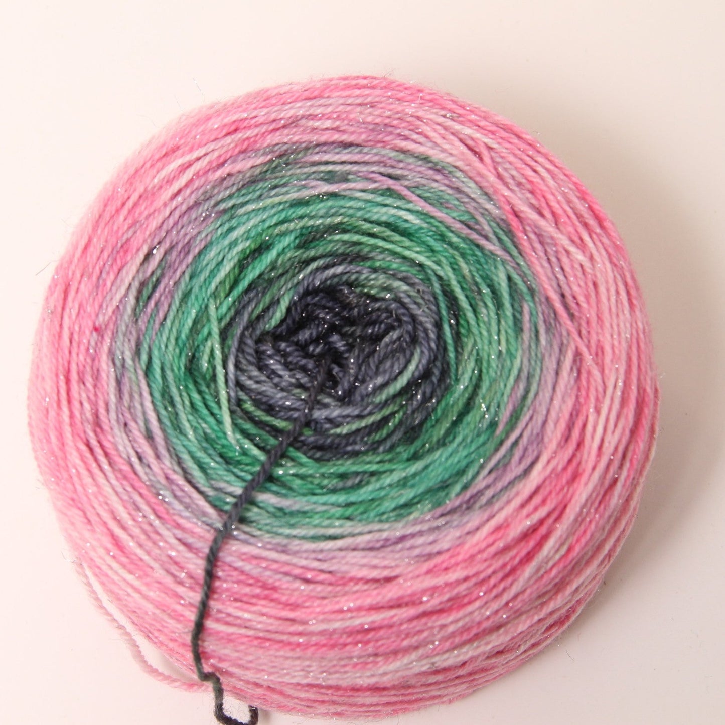 Midnight Rose | Merino/Stellina Blend | Gradient Fade | Ready to ship