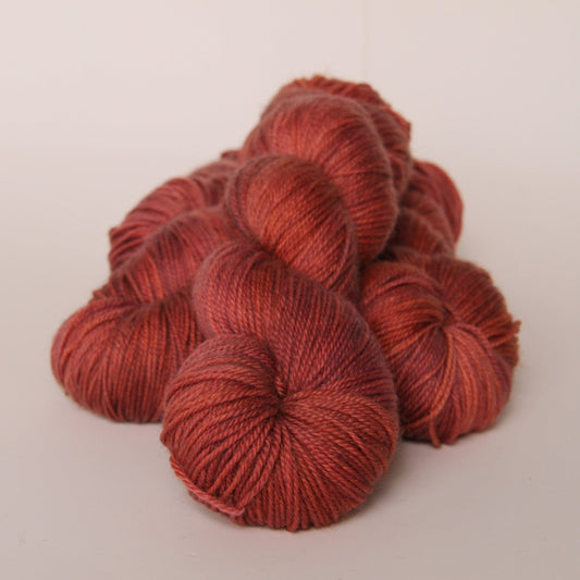 Blood Orange | Merino/Nylon Blend | Semi Solid | Ready to ship