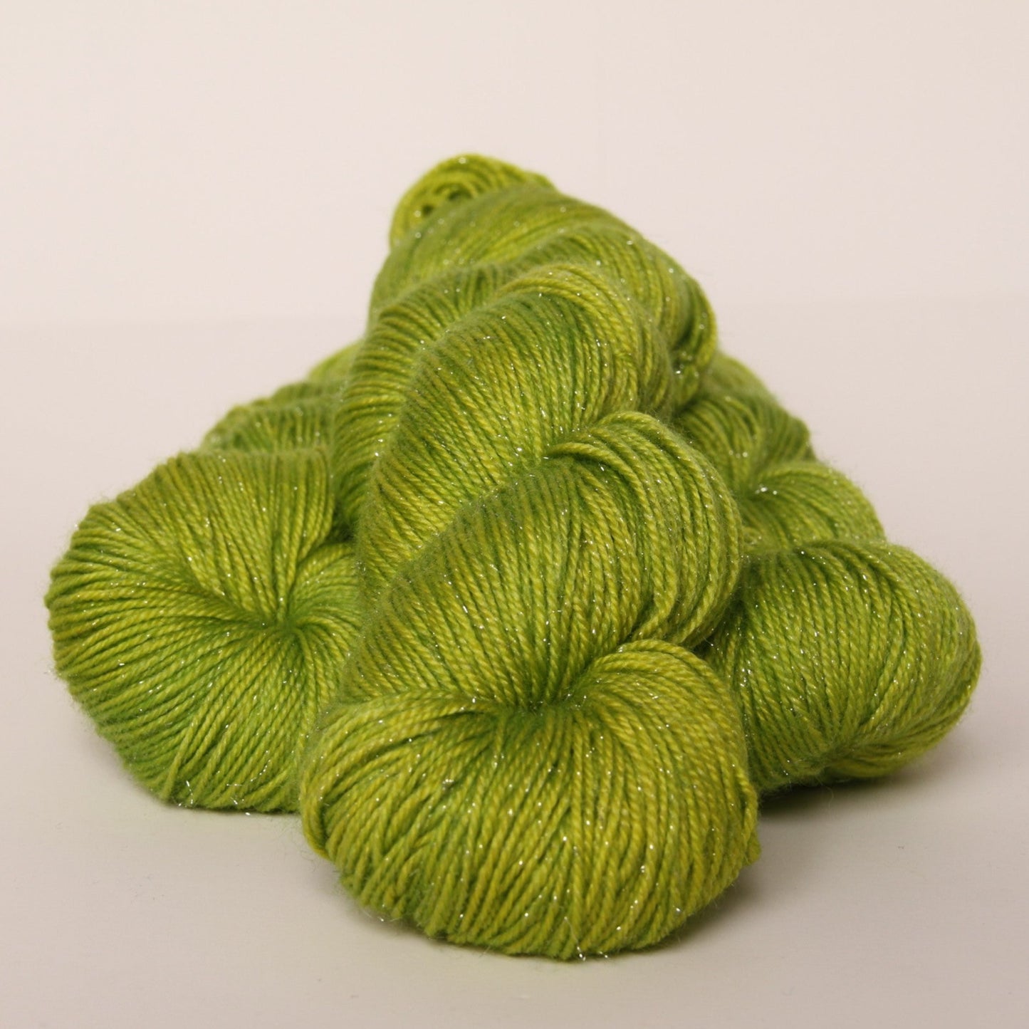 Lime Green | Merino/Stellina Blend | Semi Solid | Ready to ship