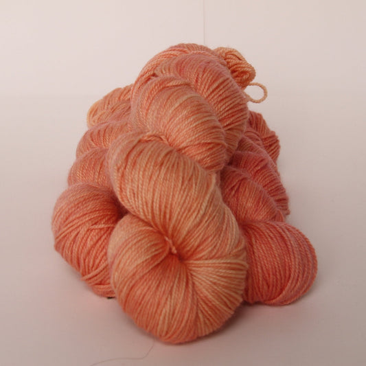 Salmon | Merino/Nylon Blend | Semi Solid | Ready to ship