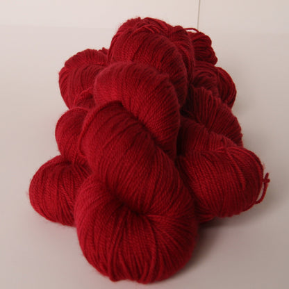 Scarlet | Merino/Nylon Blend | Semi Solid | Ready to ship