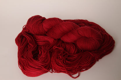 Scarlet | Merino/Nylon Blend | Semi Solid | Ready to ship